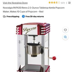 Popcorn Machine Nostalgia 