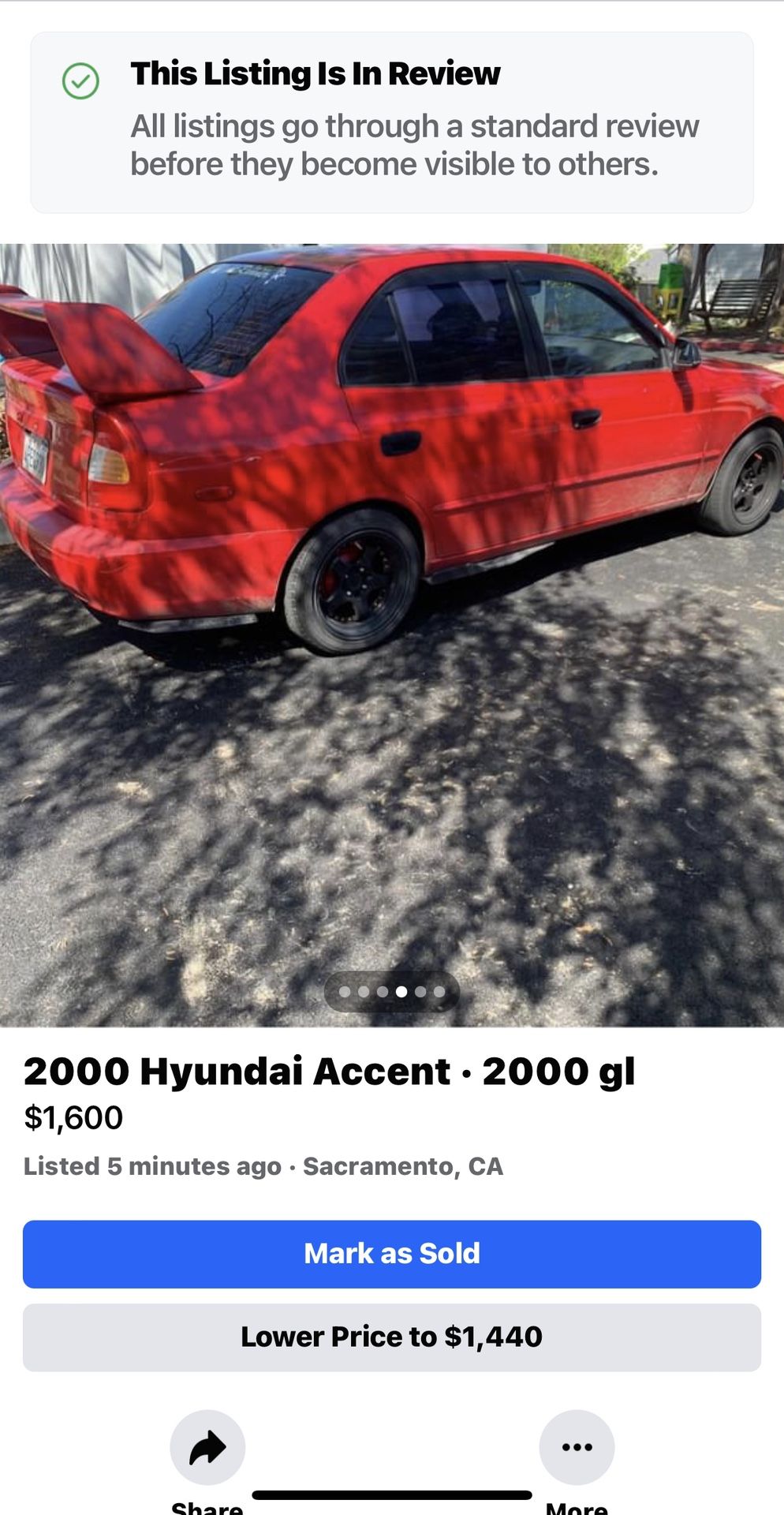 Hyundai Accent 2000 Gl