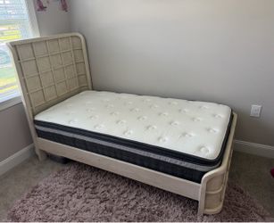 Twin Bed and Mattress Set
