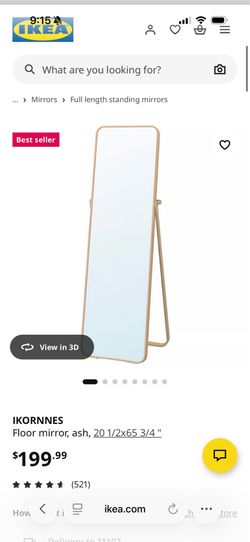 IKEA Standing Mirror
