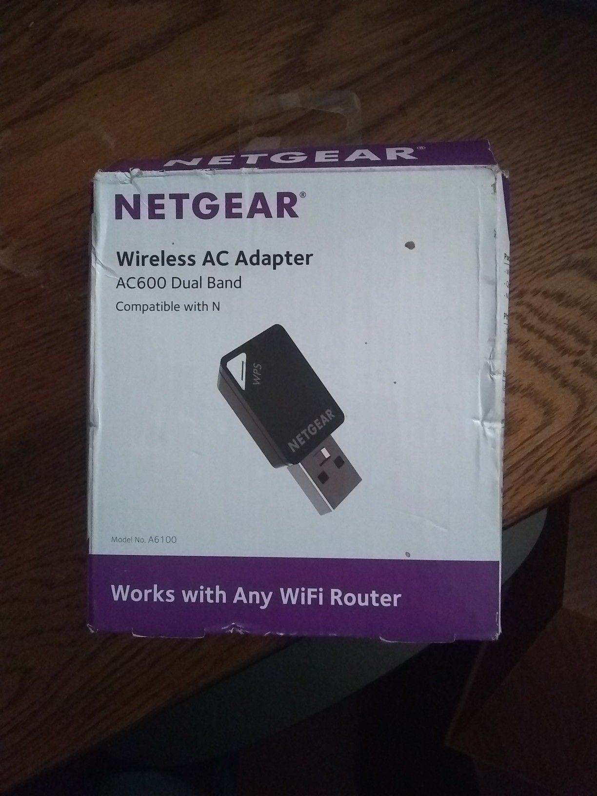 Netgear wireless AC adapter AC600