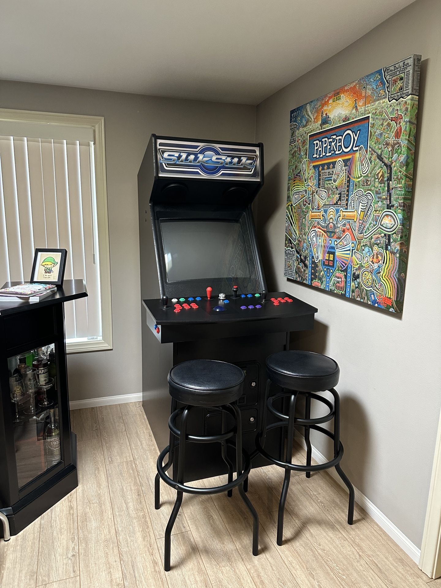 Classic Multi-Game Video Game Arcade Cabinet