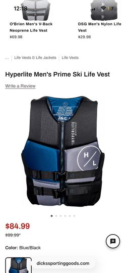 Hyperlite mens ski life vest