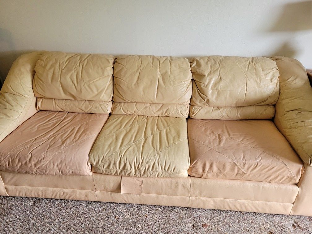 Leather Sofa -