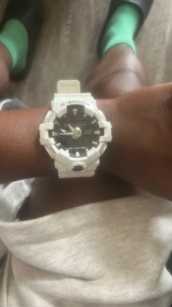 Casio G-Shock White Ana-Digi Watch