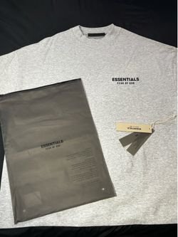 Essentials “Light Heather Grey” Crewneck Shirt 2024
