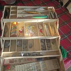 Bait Box With Hooks, Weights,Power Bait Ect Ect Ect Box