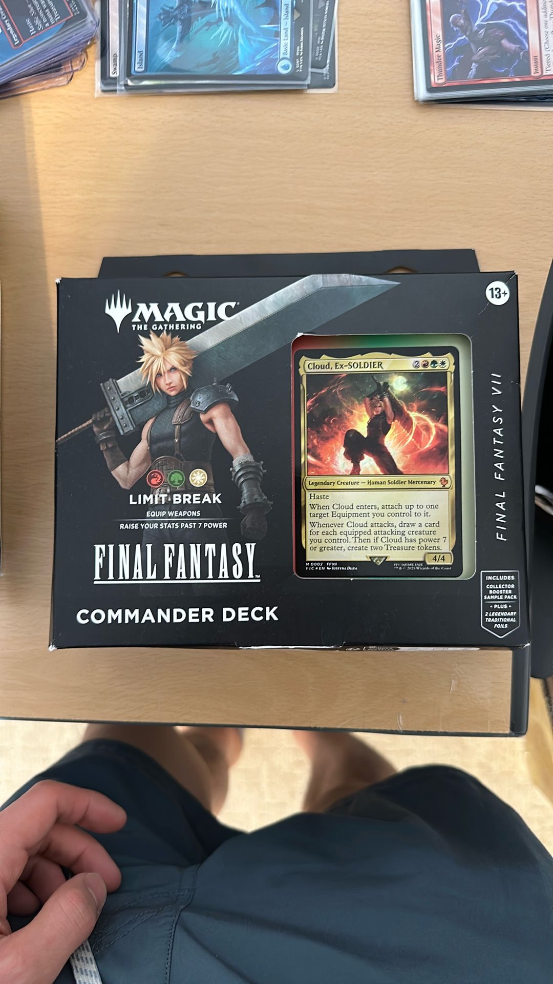 Magic Final Fantasy Commander Deck Limit Break Cloud