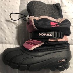 Girls’ Sorel Winter Snow Boots - Size 6 (not Women’s 6)
