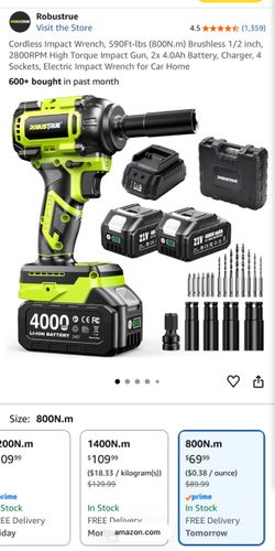 Robustrue Cordless Impact Wrench