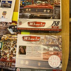 Wheels- First Love 750 Piece Jigsaw Puzzle by MasterPieces Bonus Poster Included