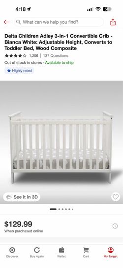 Delta crib