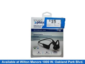 Sound Play Black Stereo Headphone