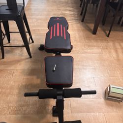 Workout Bench With Leg Extension