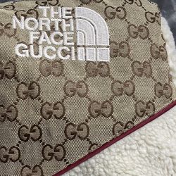 The North face x Gucci GG Canvas Jacket Beige 