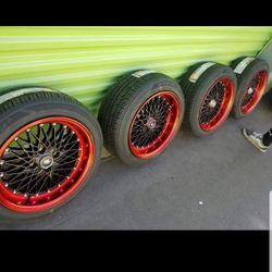Wheel 15x8 4 Rims Tires New