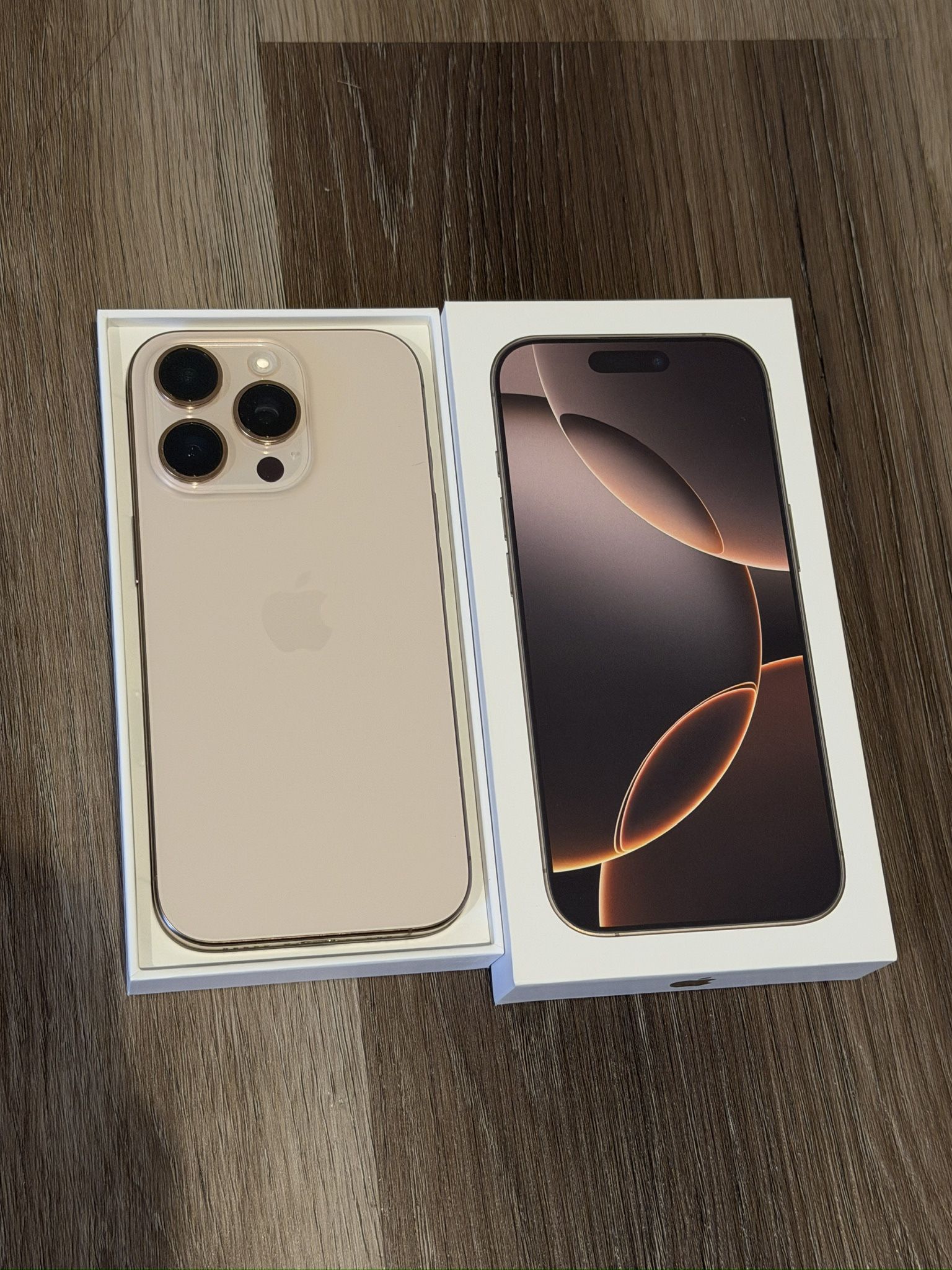 Unlocked iPhone 16 Pro 256gb Desert Titanium Under Warranty 99% Battery Excellent Condition