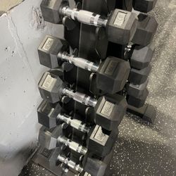 Dumbbell Set With Rack 