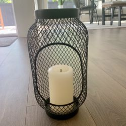Ikea Lantern for block candle, Black