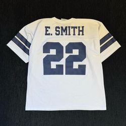 Vintage 90s Logo Athletic Emmit Smith Jersey Size Large