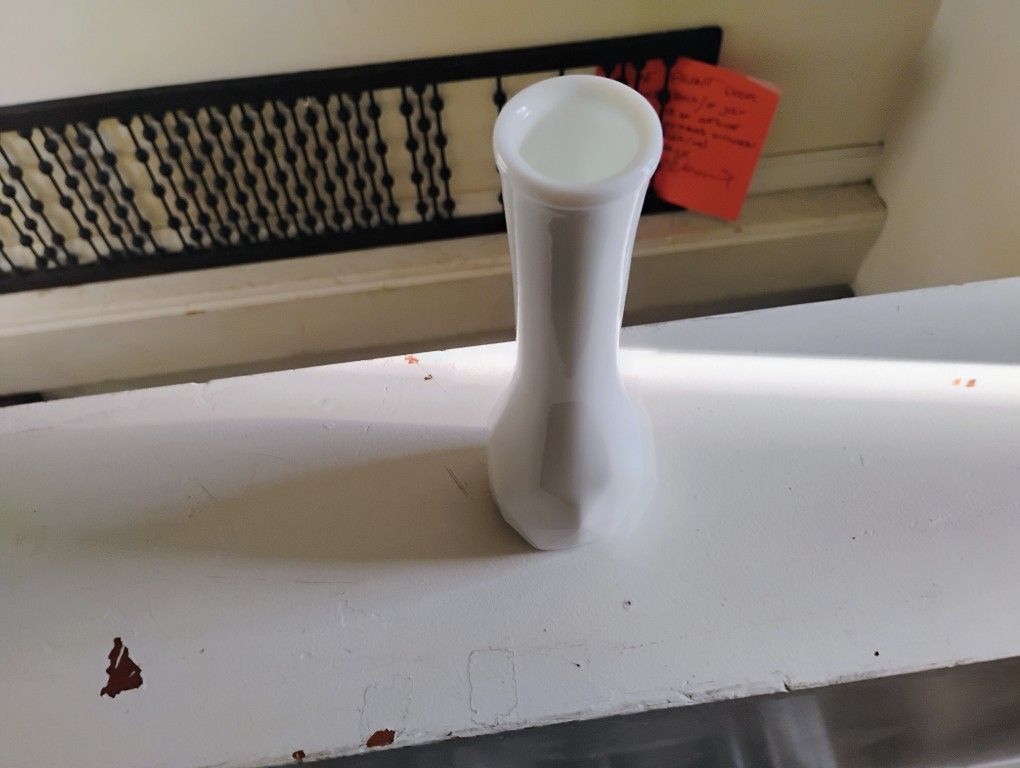 Opaque White Vase