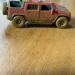 New 5" Kinsmart 2005 Hummer H2 SUT Muddy Diecast Model Toy SUV Truck 1:40 Red