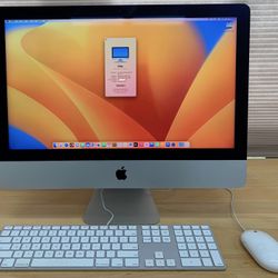 21.5" iMac 2017 series with 4K Retina screen.