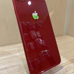 I Phone 8+ 64GB Red Factory Unlocked Used Like New 
