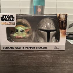Mandalorian Salt and Pepper Shakers