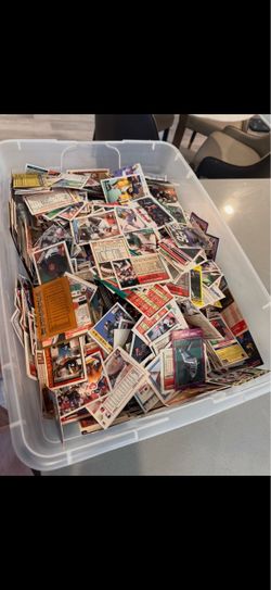 Football cards mainly baseball