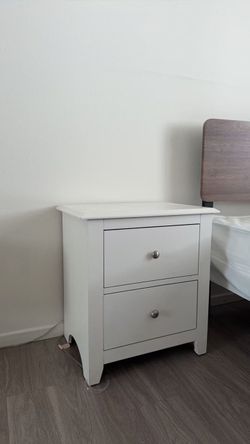 White Nightstand – $35
