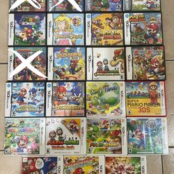Nintendo Ds 3Ds 2ds GBA Super Mario Games 
