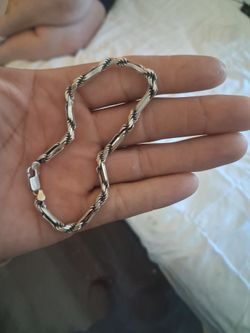 Figarope bracelet and snake rope necklace
