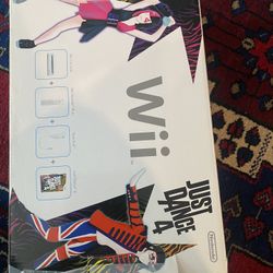 Wii console + Mario Kart + Just Dance 4 + Zumba Fitness  - $100