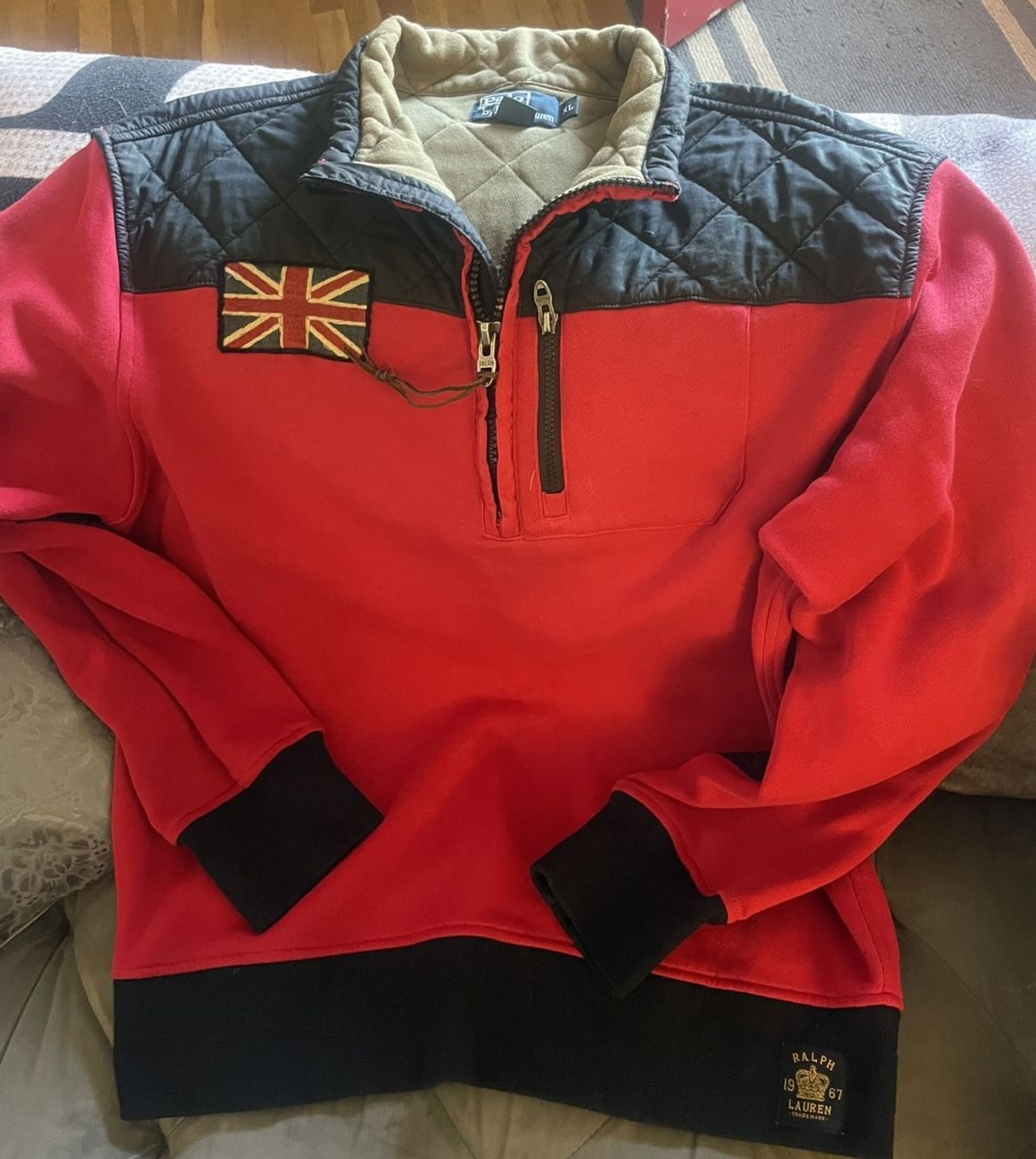 Polo Ralph Lauren Pullover Quilted Fleece XL