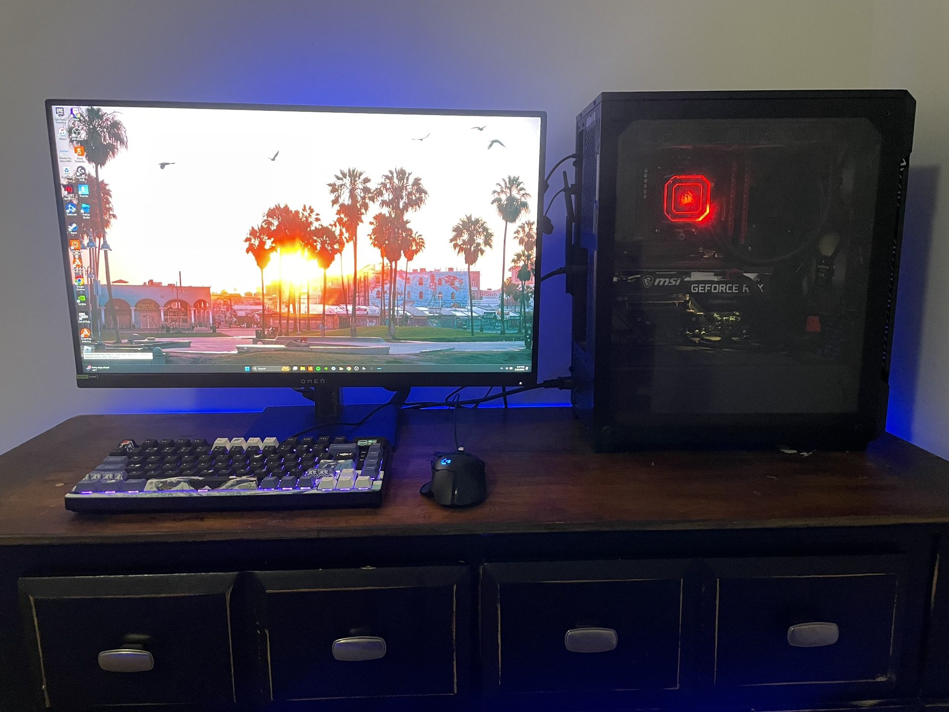Gaming Pc Set Up Desk Not Included