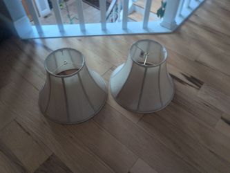 Cream Bell-Shaped Lamp Shade