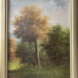 Traditional Landscape Tree Oil Painting 