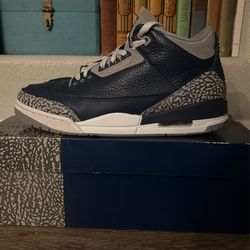 Air Jordan 3 Retro Midnight Navy/white