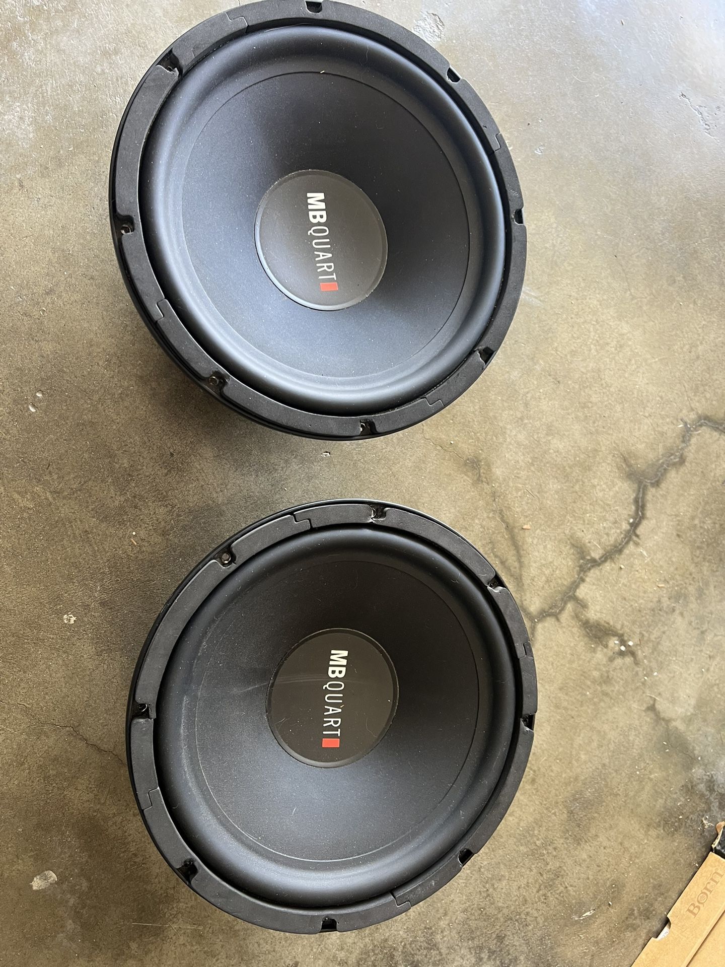 MB Quart 12 DVC Subwoofers