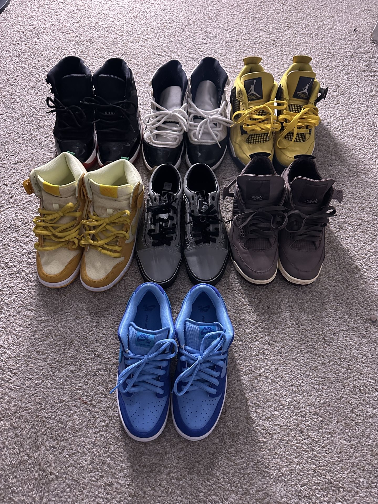 Nike SB, Jordan & Vans