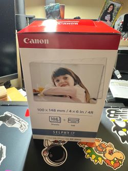 Canon Selphy CP Color Ink / Paper Set KP-108IN