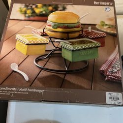 Condiments Rotatif Hamburger 