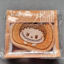NEW POP Mart Labubu Monsters Baked Bread Zip Pouch Storage Bag