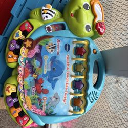 VTech Touch & Teach Sea Turtle Baby and Toddler Toys - OBO