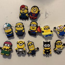 Minions Despicable Me Movie Crocs Charms NEW Set Of 12