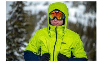 Patagonia Untracked Mens Small Recco Adventure JACKET PANTS Lime Teal FULL SET