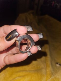 Chucky sterling silver ring