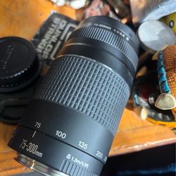 Canon EF 75-300mm f4-5.6 III zoom lens