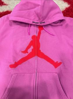 Supreme X Jordan zip up hoodies